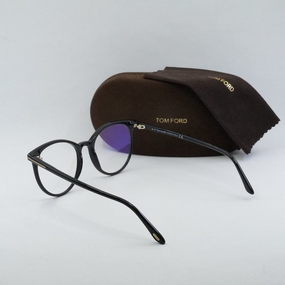 FINAL PRICE NEW TOM FORD FT5575-B 001 BLACK EYEGLASSES - Picture 7 of 7